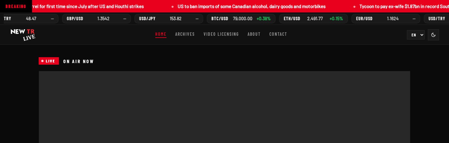 Newtr Live website by Webina